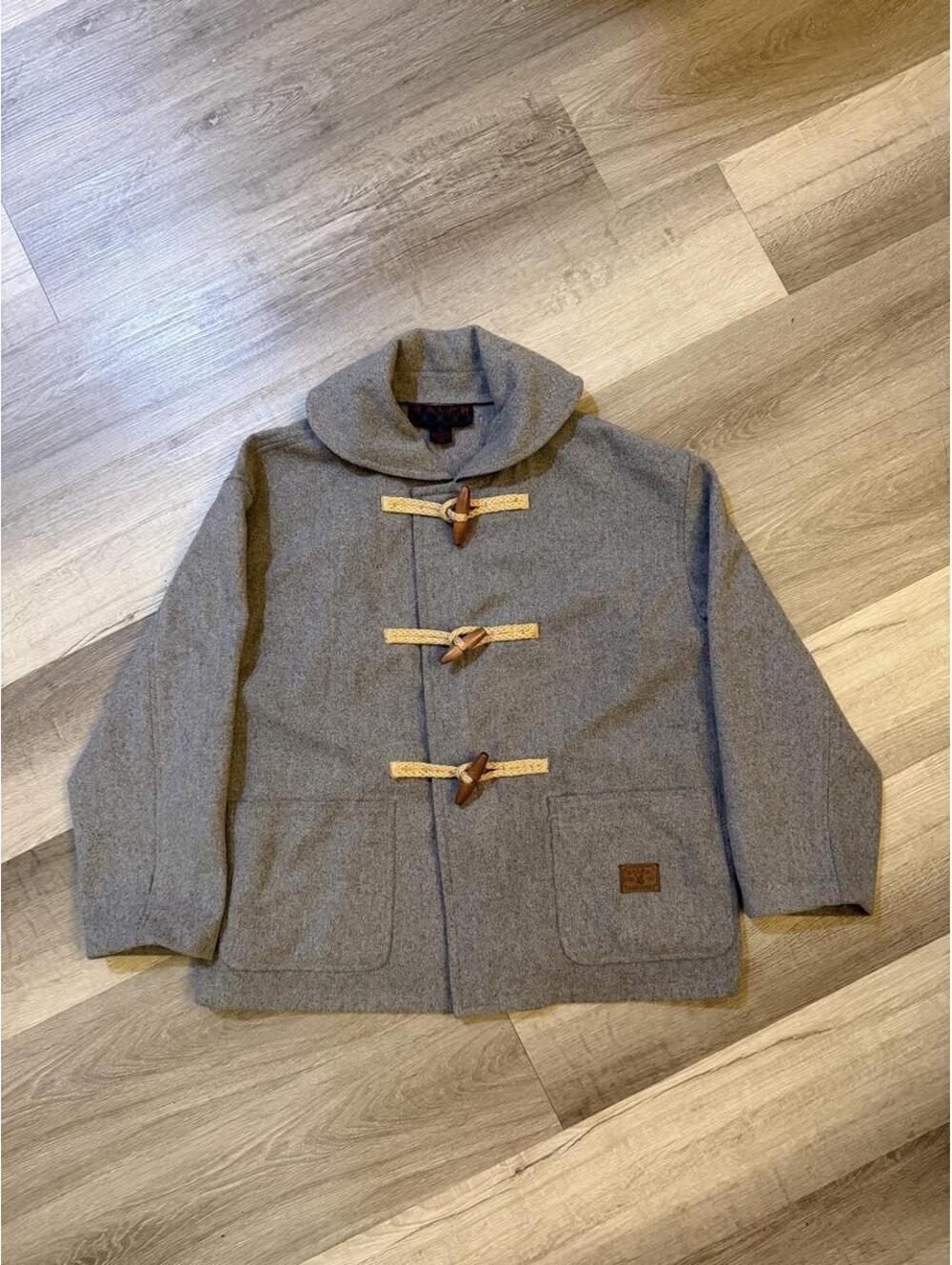 Vintage Ralph Ralph Lauren 100% wool duffle coat sz L #dufflecoat #winter